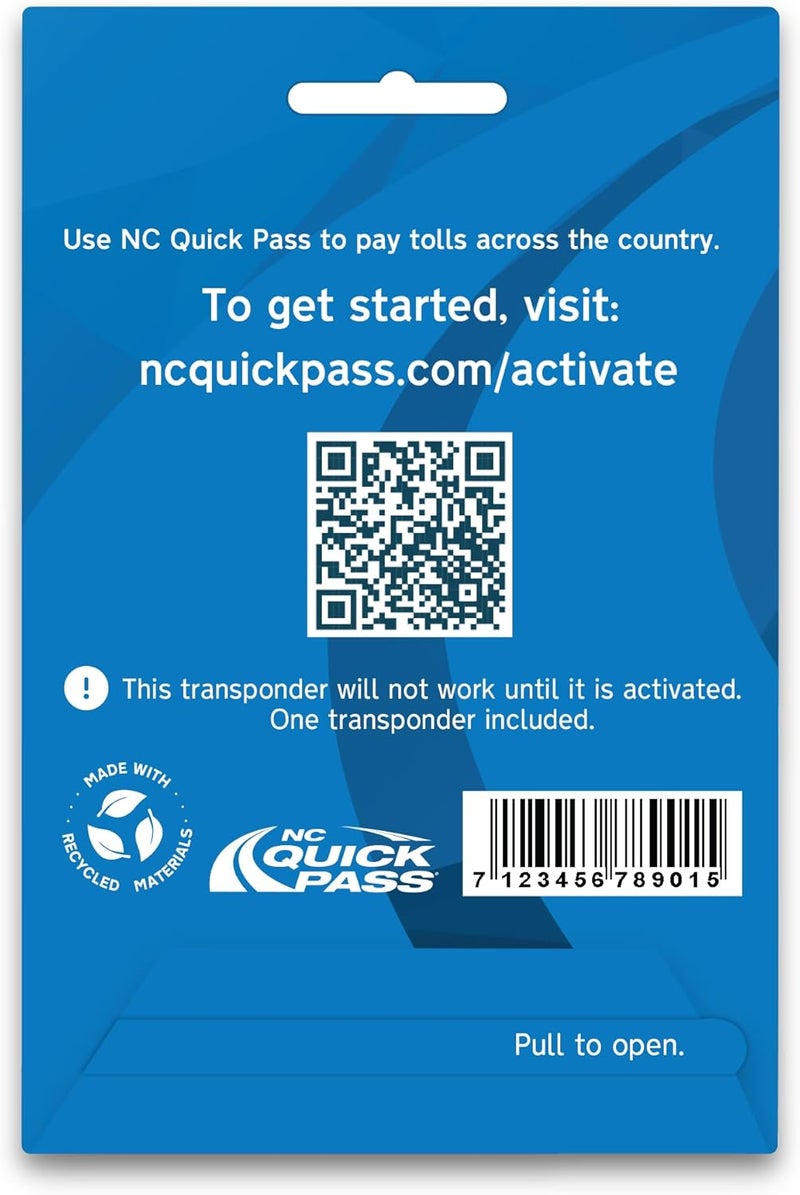 TAGAAS NC Quick Pass Sticker Transponder – NC Toll Roads – Works in 19 States (3) - Image 2